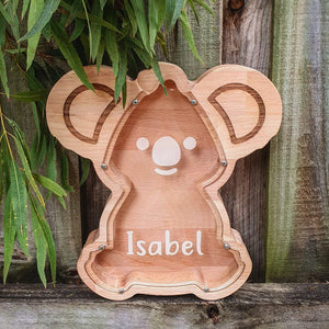 Wooden Money Box - Koala Money Box