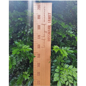 Premium Tasmanian Oak Engraved Wooden Ruler - My Family Rulers