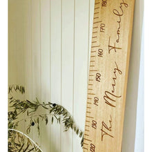 Load image into Gallery viewer, Premium Tasmanian Oak Engraved Wooden Ruler - My Family Rulers