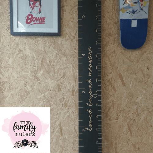 Personalised Wooden Height Chart Ruler – Engraved (Metric & Imperial ...