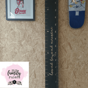 Personalised Wooden Height Chart Ruler – Engraved (Metric & Imperial ...