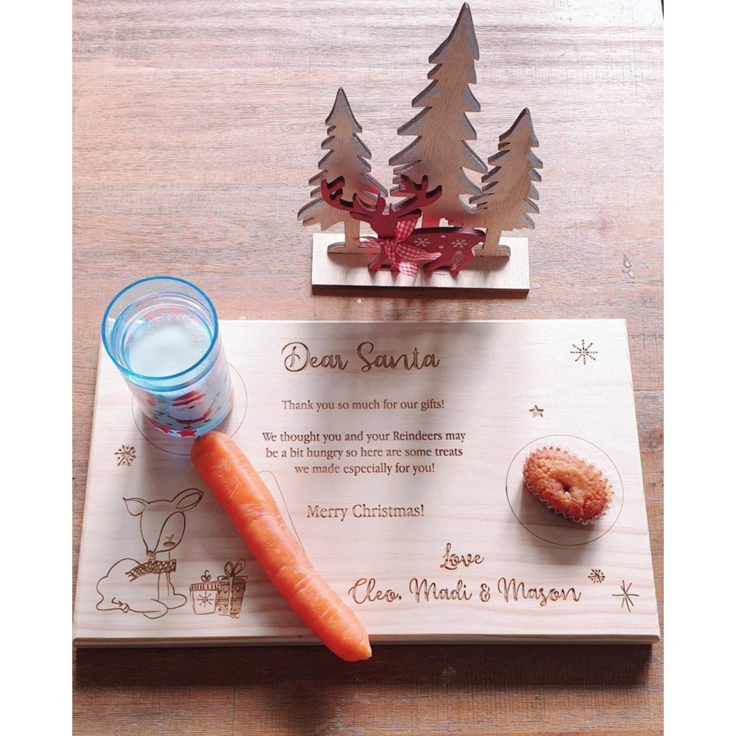 Santa Christmas / Easter Plate (reversible) - My Family Rulers