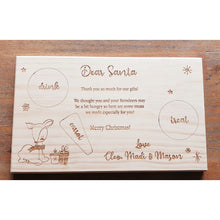 Load image into Gallery viewer, Santa Christmas / Easter Plate (reversible) - My Family Rulers