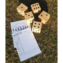 Load image into Gallery viewer, Yardzee Giant Dice Yard Game - My Family Rulers