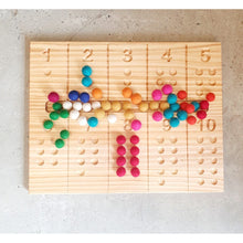 Load image into Gallery viewer, Wooden Counting Board Large - My Family Rulers